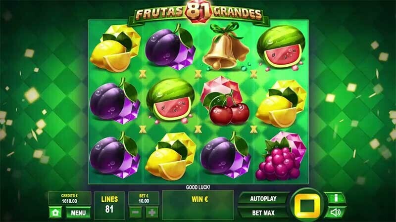 Game nổ hũ 81 Frutas Grandes thiết kế khá giống máy đánh xèng truyền thống