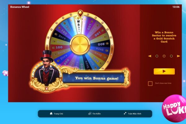 Cách chơi Bonanza Wheel tại nhà cái Happyluke ra sao?